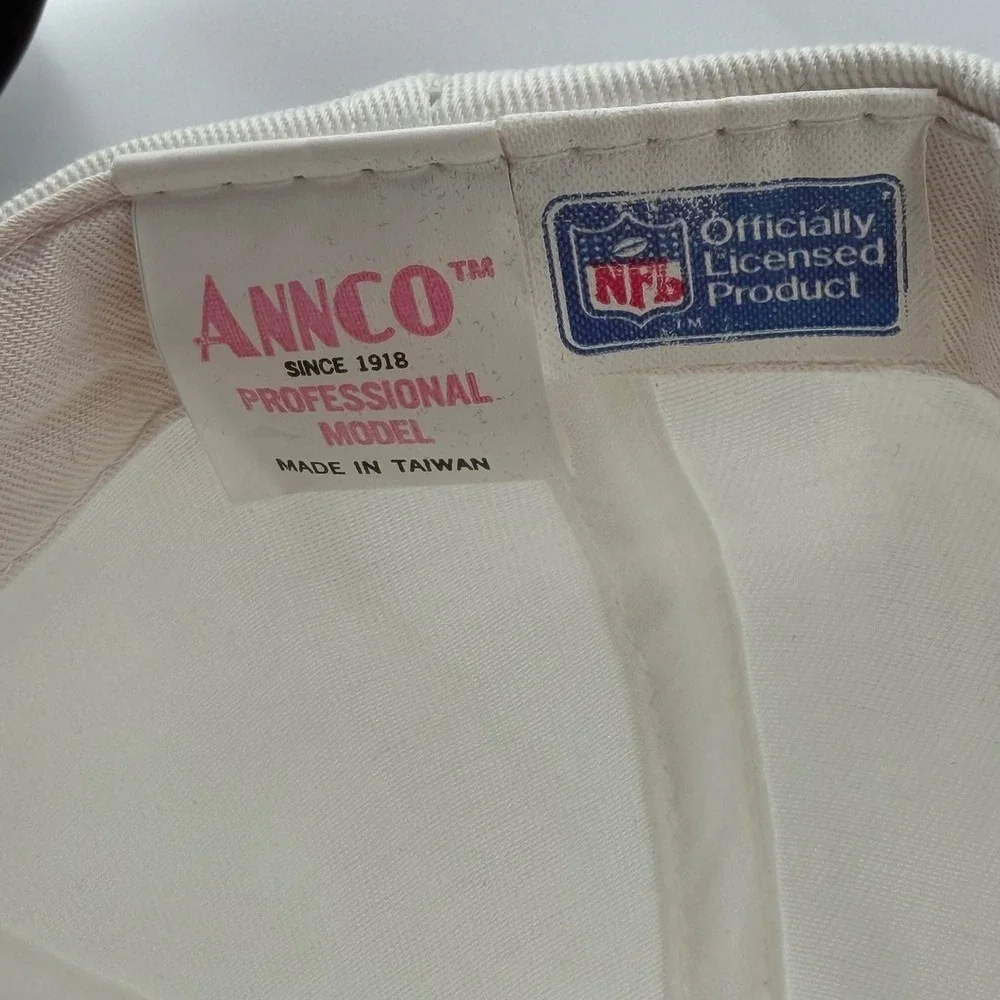 Vintage Annco Super Bowl XXIV Snapback Hat Mens OSFM‎ White 1989 NFL Embroidered